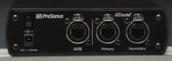 16 CHANNEL I/O AVB TO DANTE BRIDGE